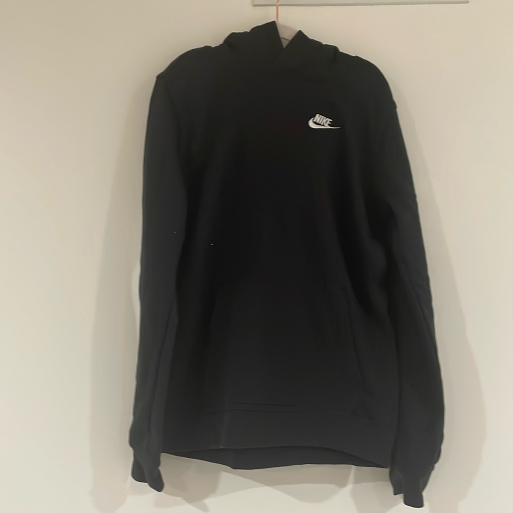 New kids black Nike hooded sweater